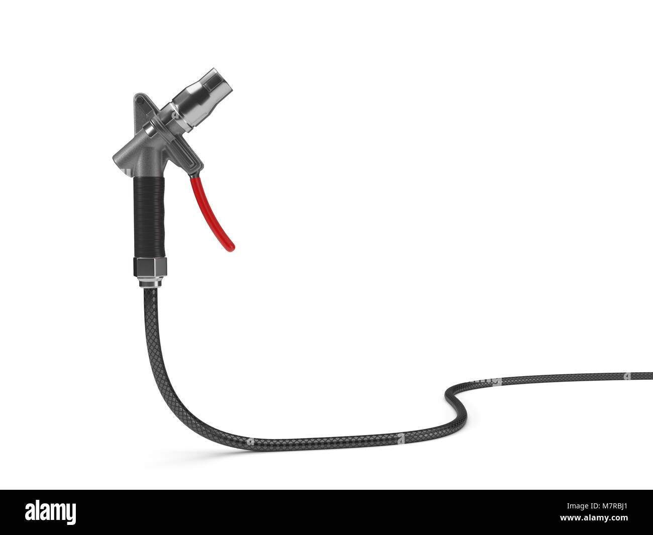 Auto ugello di gas 3d illustrazione Foto Stock