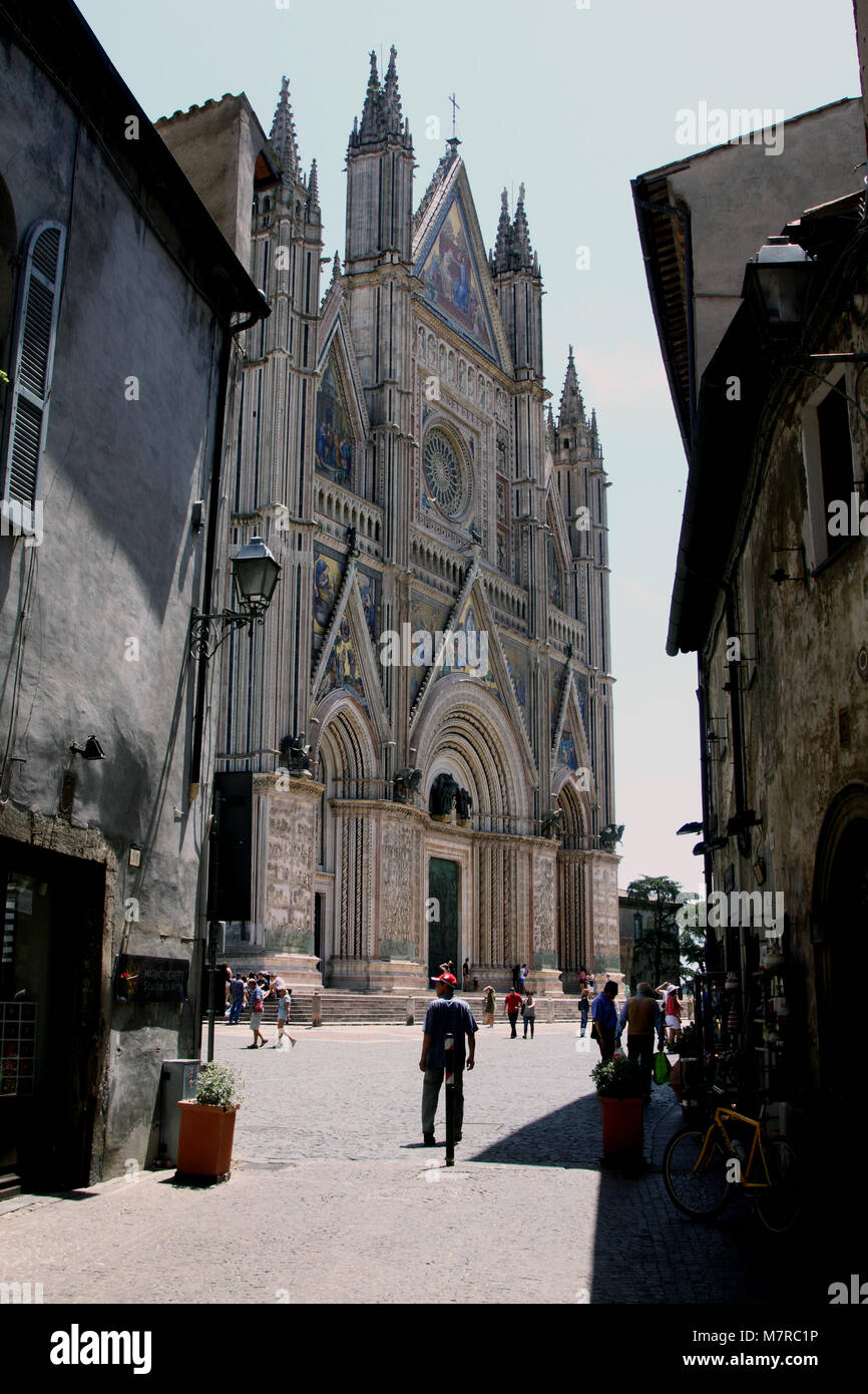 Il Duomo di Orvieto Foto Stock