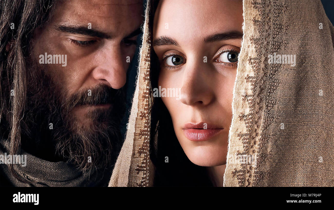 Maria Maddalena 2018 Focus Features film con Rooney Mara come Maria e Joaquin Phoenix come Gesù Foto Stock