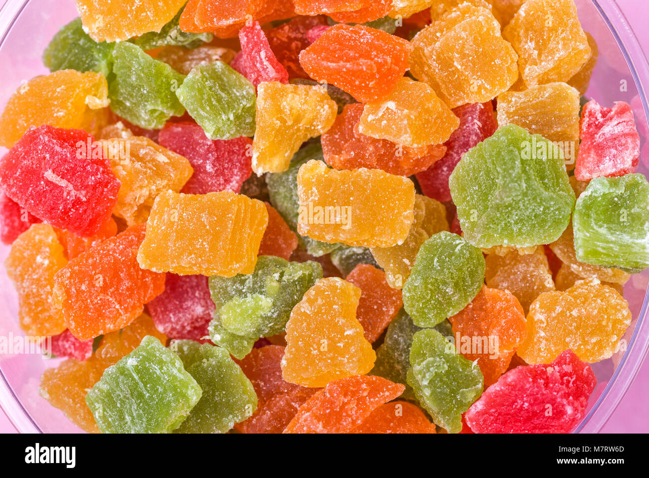 Sfondo colorato di frutta secca di close-up. Foto Stock