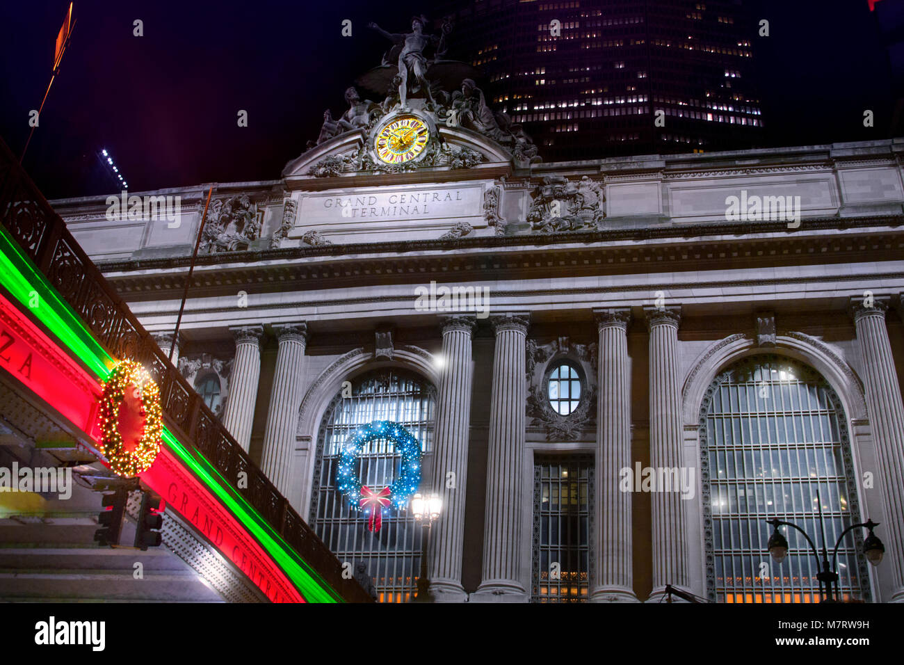 La stagione di Natale in pieno svolgimento al Grand Central Terminal di New York City. Foto Stock