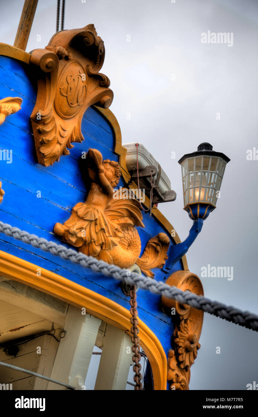 Vecchia nave a vela Foto Stock