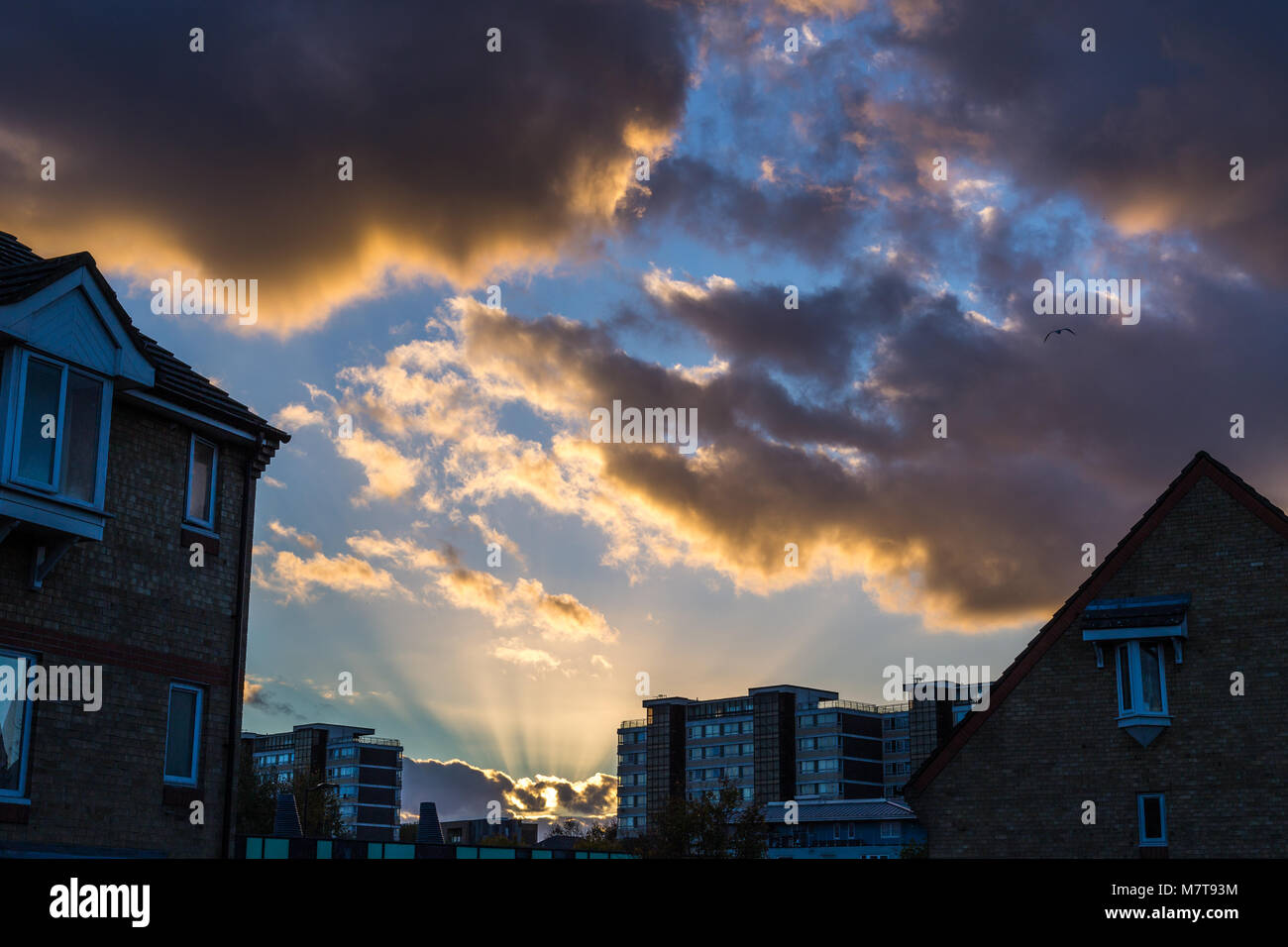 Incredibile scenario in Riaño, Spagna Foto Stock