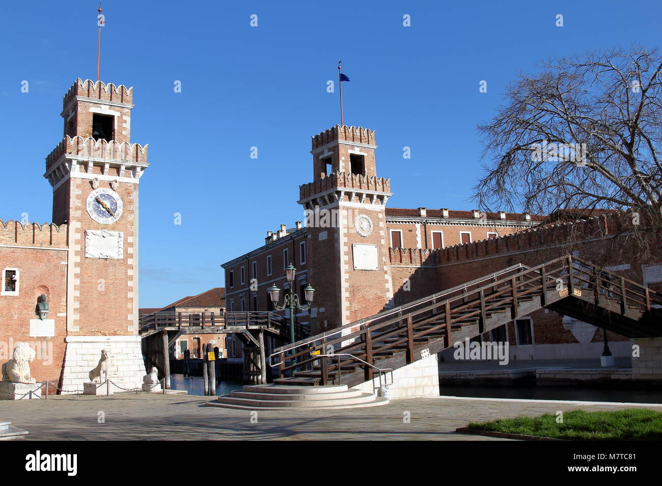 Venezia, Italia. Arsenale veneziano antico cantiere navale di Venezia, Italia. Foto Stock