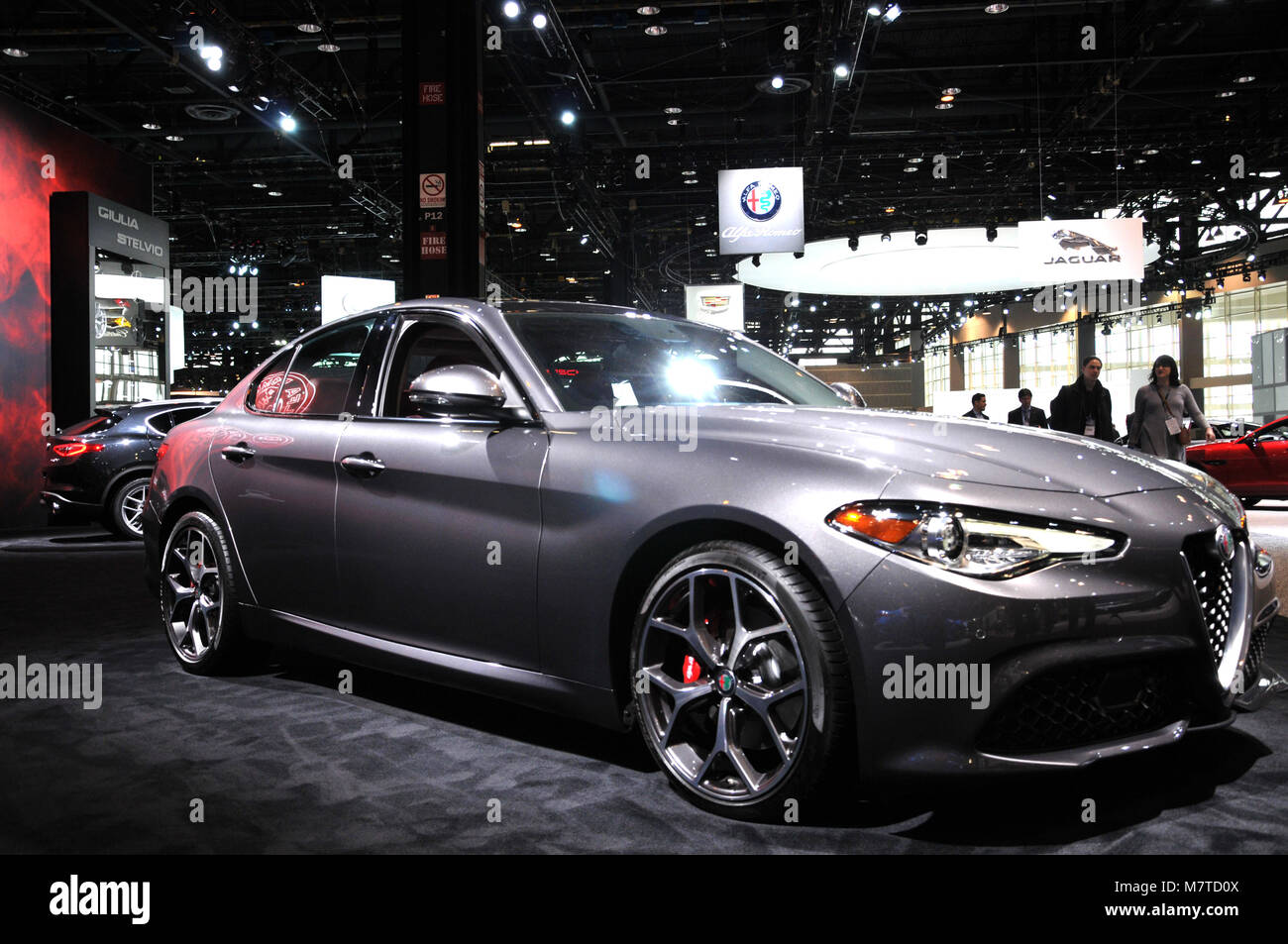 Il 2018 Chicago Auto Show Premere Anteprima al McCormick Place in Chicago IL, Stati Uniti d'America con: Alfa Romeo dove: Chicago, Illinois, Stati Uniti quando: 08 Feb 2018 Credit: Adam Bielawski/WENN.com Foto Stock