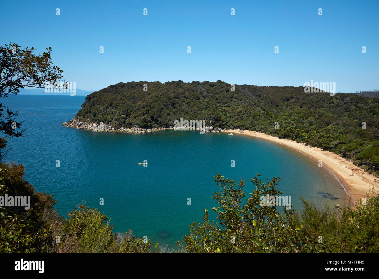 Te Pukatea Bay, il Parco Nazionale Abel Tasman Nelson Regione, Isola del Sud, Nuova Zelanda Foto Stock