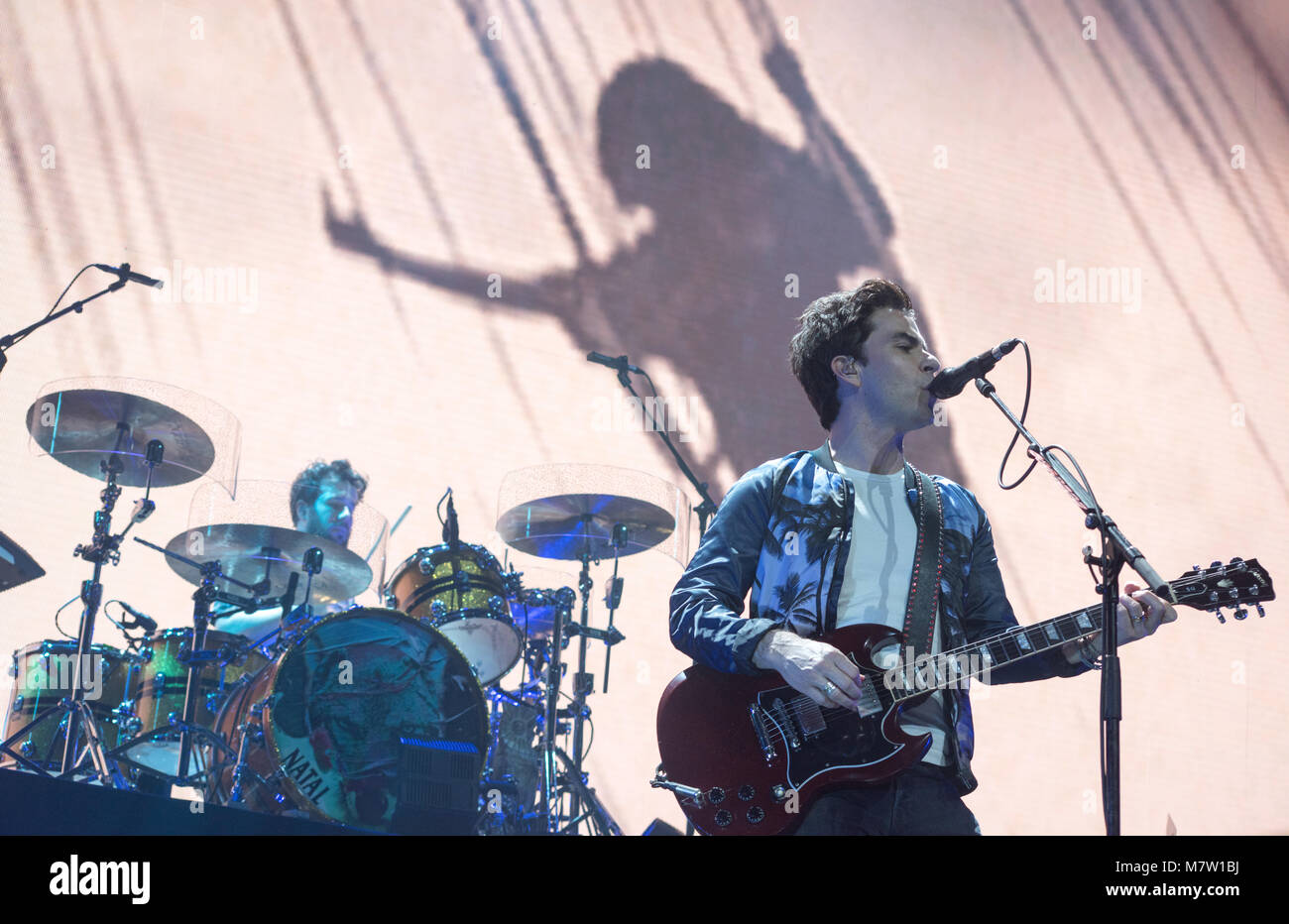 Newcastle, Regno Unito. 12 marzo 2018 Stereophonics live at Metro Radio Arena Newcastle. 12 Marzo 2018: Credito Tracy Daniel/Alamy Live News Foto Stock