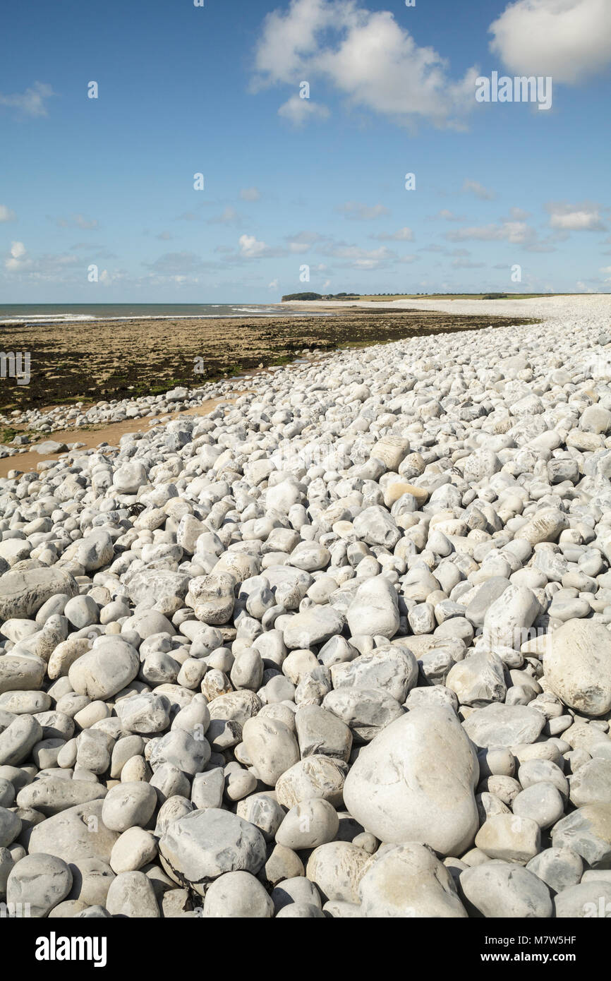 Spiaggia di Aberthaw Glamorgan costa sud del Galles Foto Stock