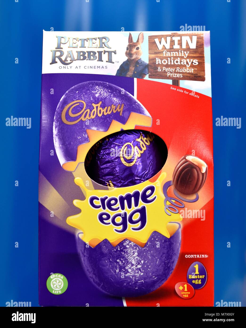Cadbury crema di uovo uovo di pasqua Foto Stock