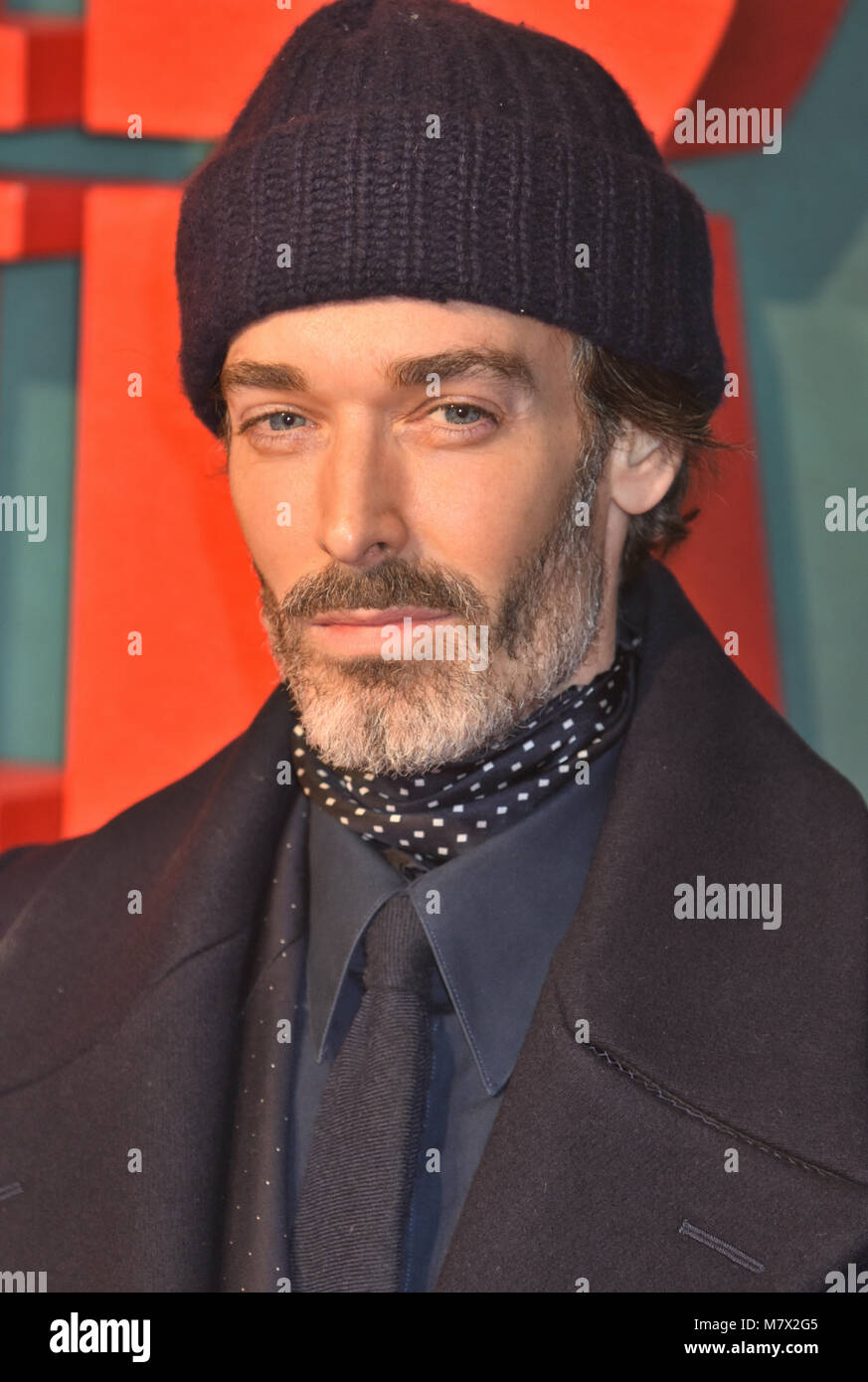 Richard Biedul,'Tomb Raider' - Premiere europeo,Vue West End,Leicester Square,London.UK Foto Stock