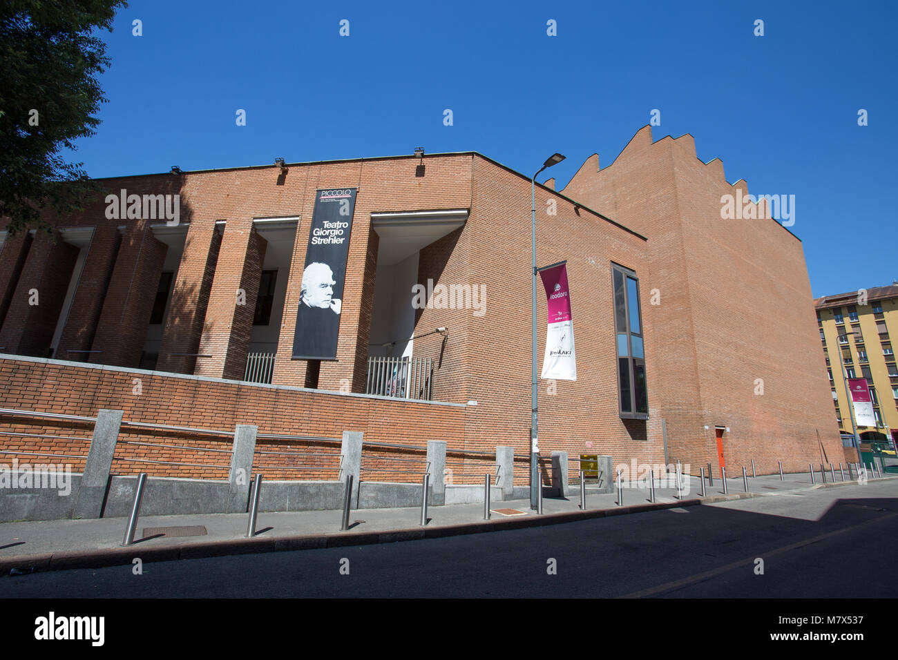 Milano, 7 giugno 2017 - Piccolo Teatro Strelher (Piccolo teatro Strelher) in luogo Lanza, nel centro di Milano. Foto Stock