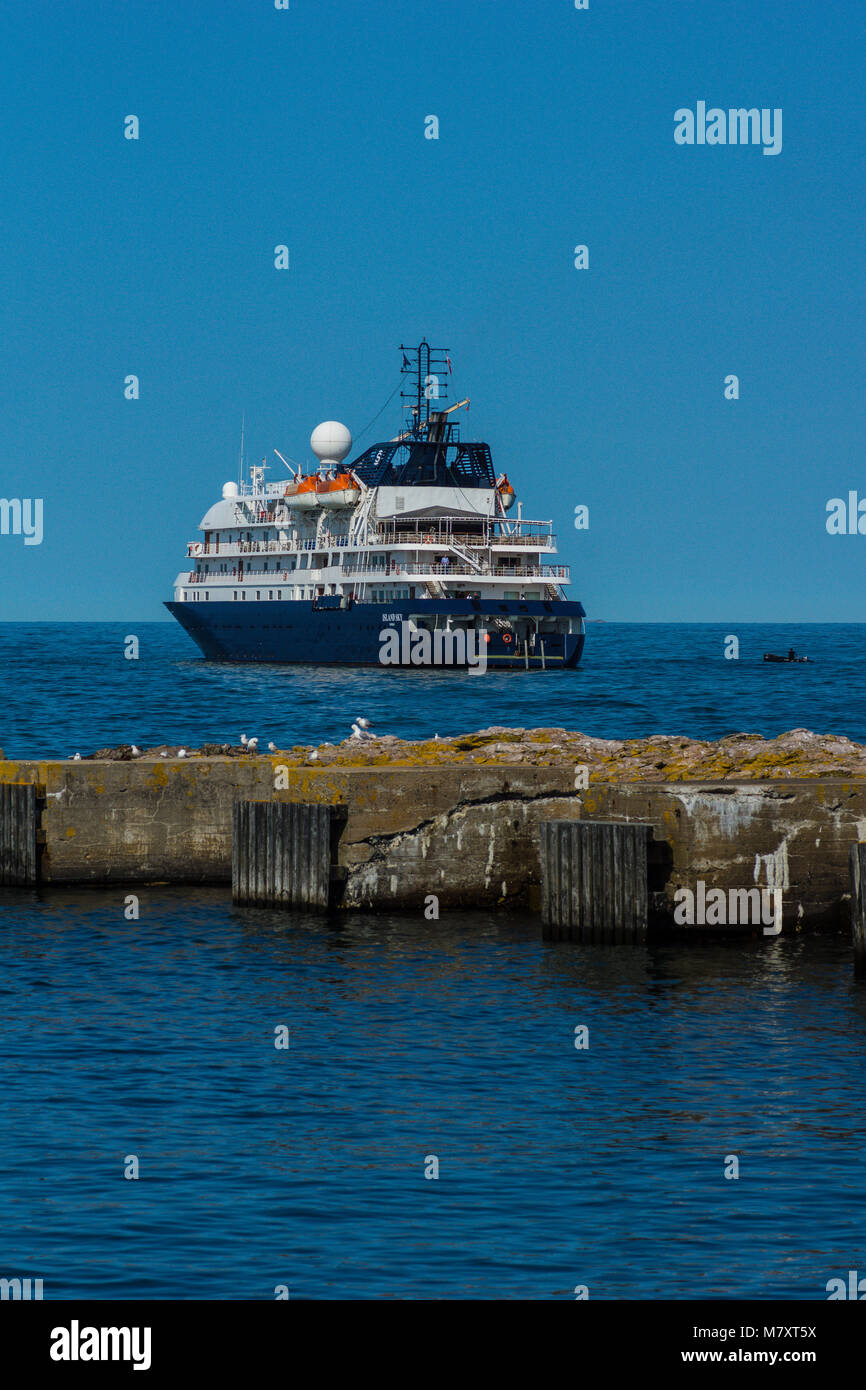 Bornholm è una piccola isola danese nel Mar Baltico ad est della Svezia Foto Stock