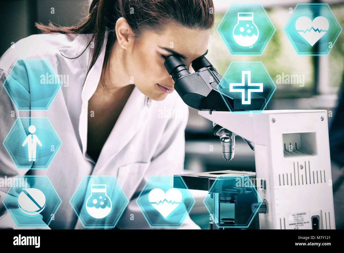 Immagine composita di medicina Foto Stock