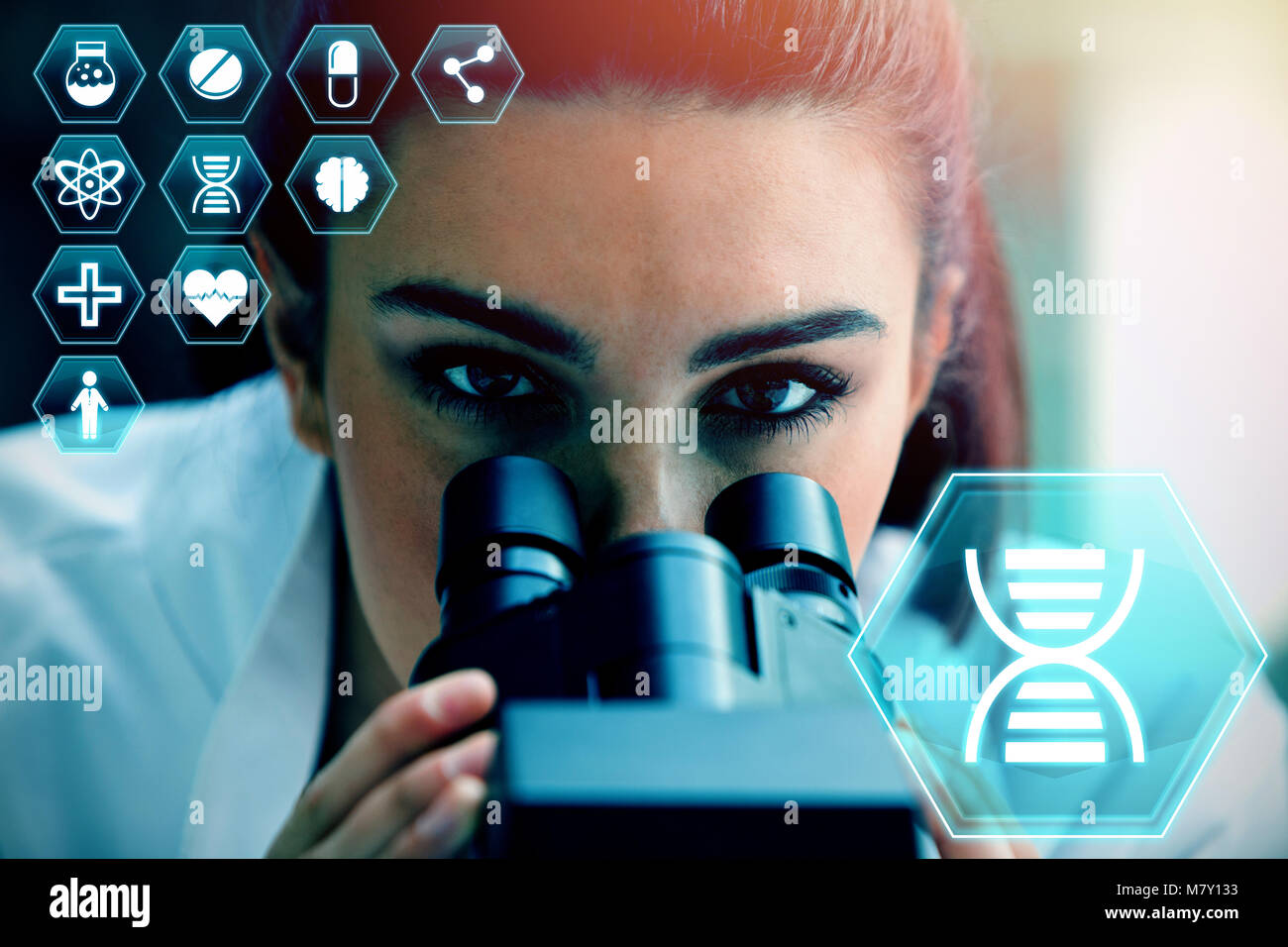 Immagine composita di medicina Foto Stock