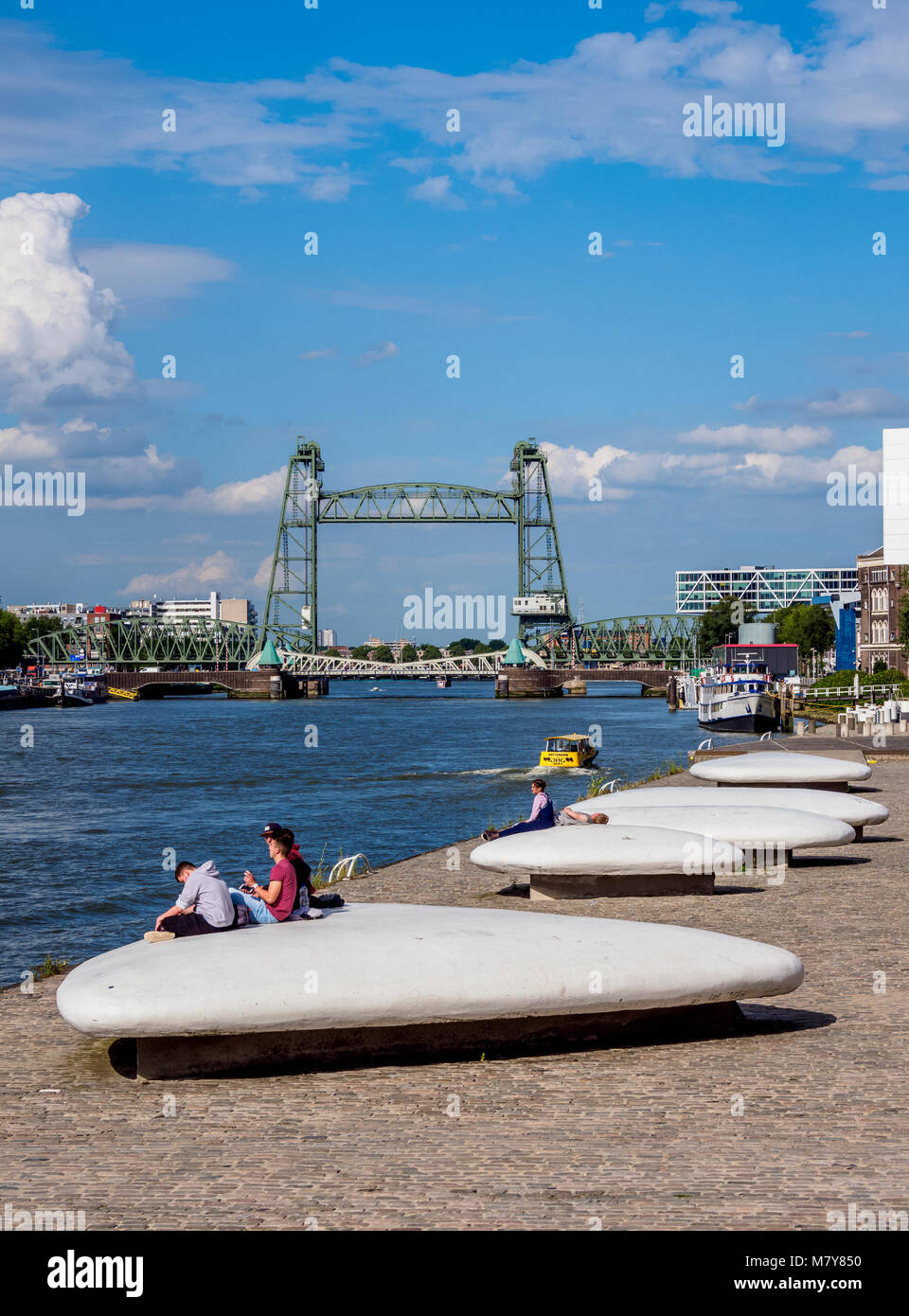 Ponte Koningshaven, Rotterdam South Holland, Paesi Bassi Foto Stock