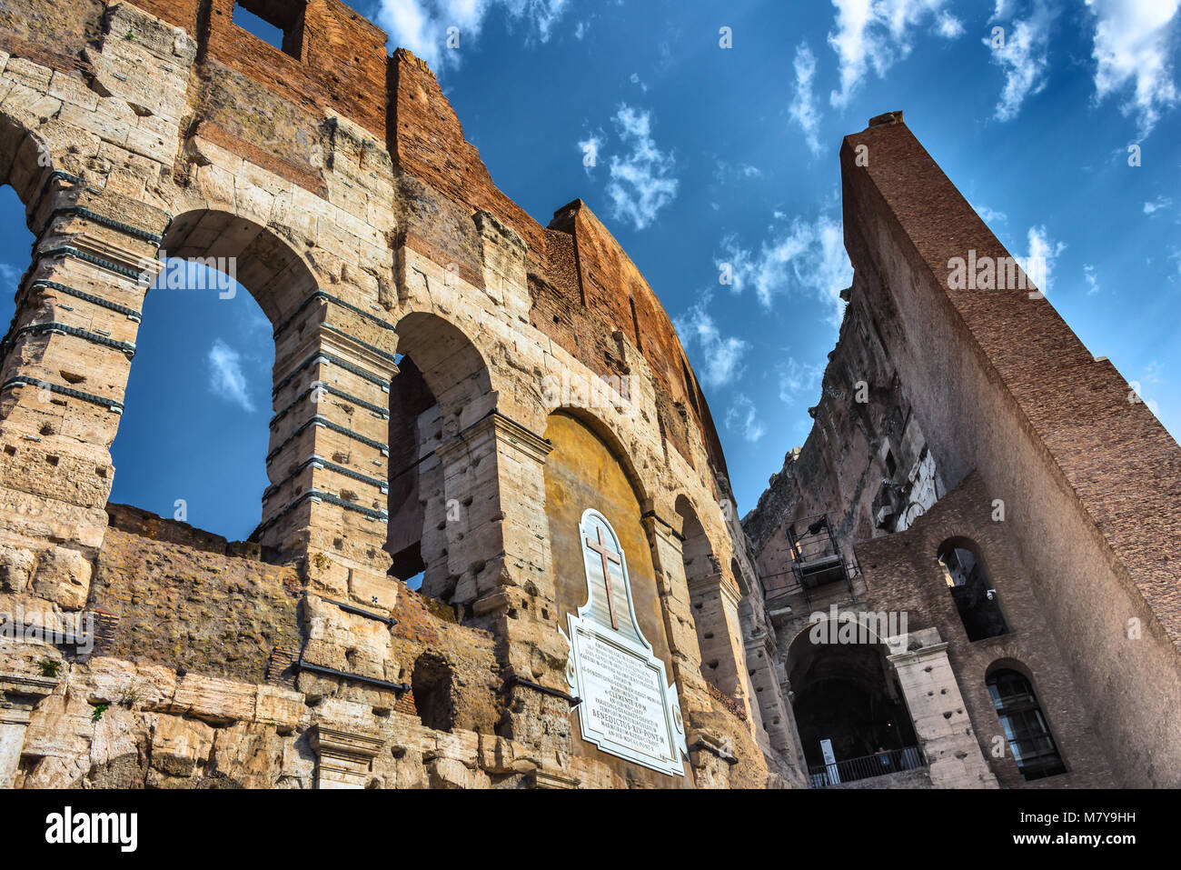 Kolosseum in Rom Foto Stock