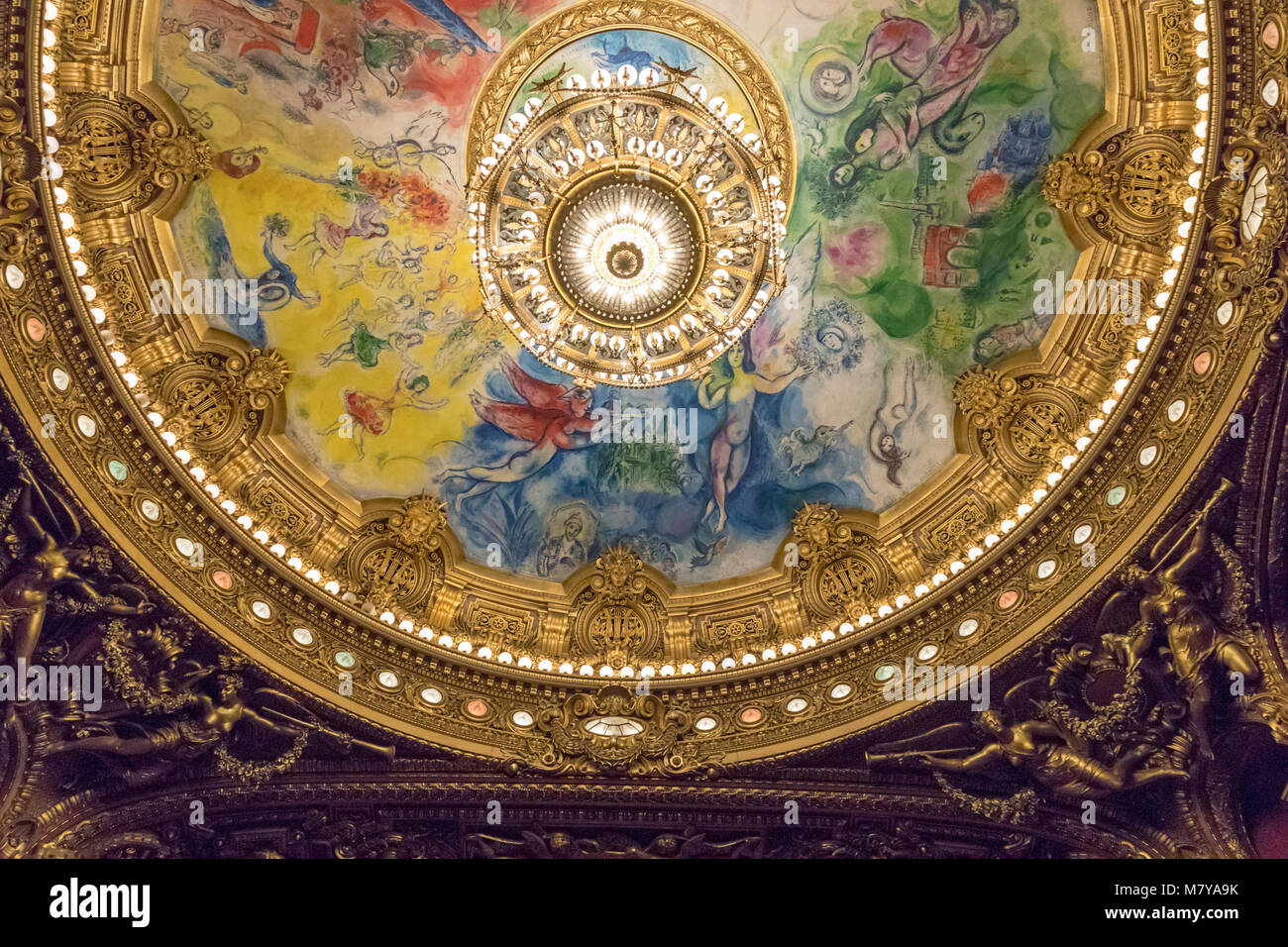 Opera Garnier, Parigi, Francia Foto Stock