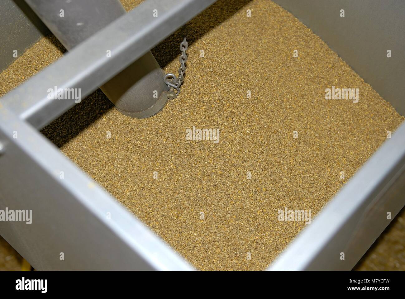 Polli da carne Unità di alimentazione 3 Foto Stock