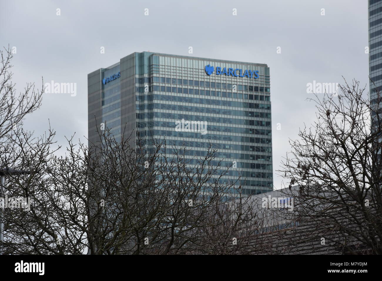 Barclays Bank Head Office Canary Wharf London Regno Unito Foto Stock