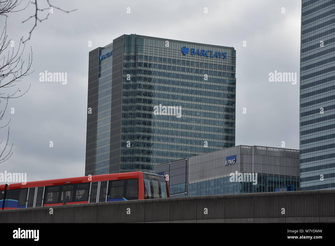 Barclays Bank Head Office Canary Wharf London Regno Unito Foto Stock