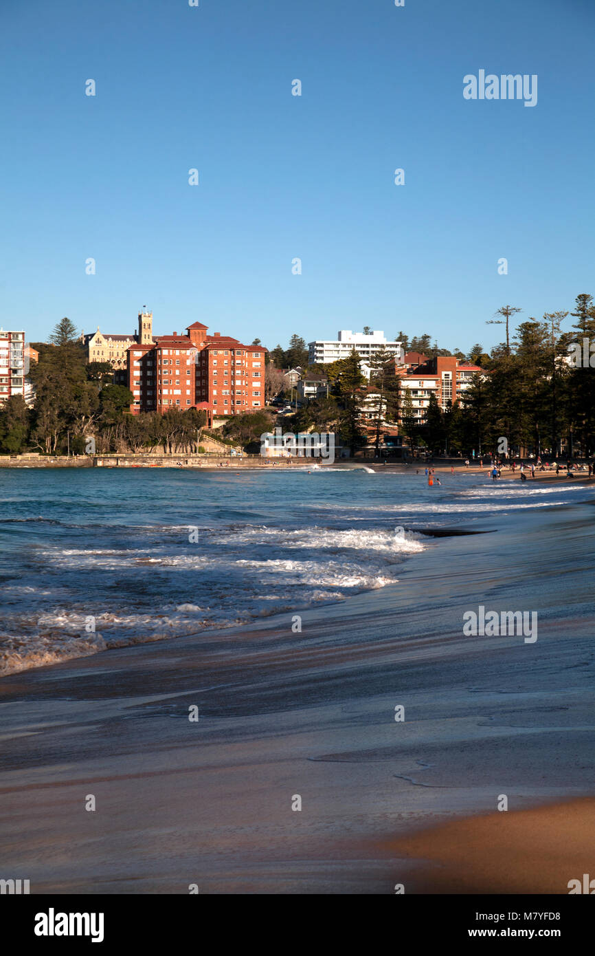 Manly Beach manly sydney New South Wales AUSTRALIA Foto Stock