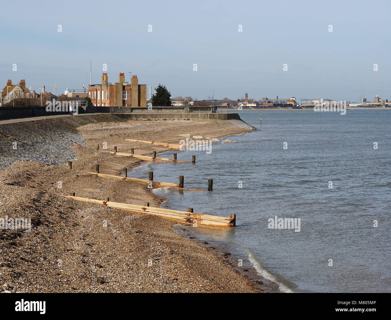 Sheerness, Kent, Regno Unito. Il 14 marzo 2018. Regno Unito: Meteo una luminosa mattina di sole in Sheerness, Kent. Oggi è la molla equilux (12 ore di luce del giorno e dei giorni sarà ora più di notti). Credito: James Bell/Alamy Live News Foto Stock