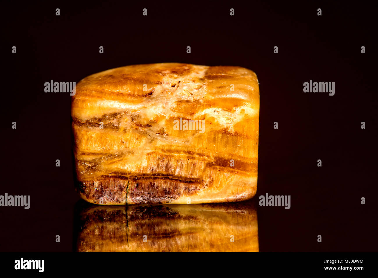 Occhio di tigre, pietra per pietra la guarigione Foto Stock