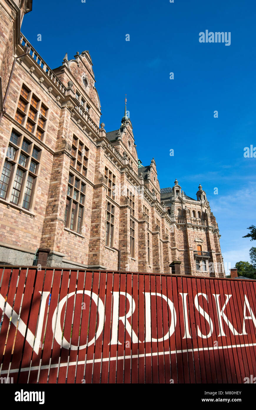 Museo Nordico (Nordiska Museet), Djurgården, Stoccolma, Svezia Foto Stock