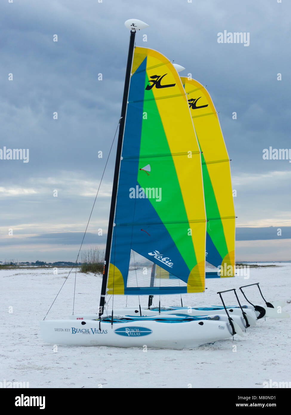 Catamarani sulla Siesta Key Beach Foto Stock