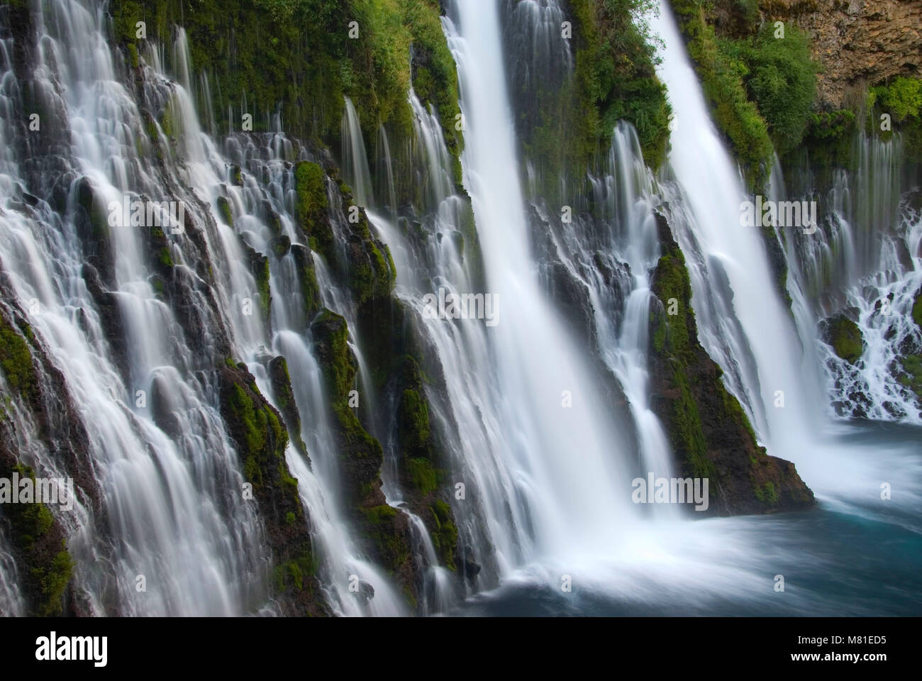 Burney Falls, McArthur-Burney Falls State Park, California Foto Stock