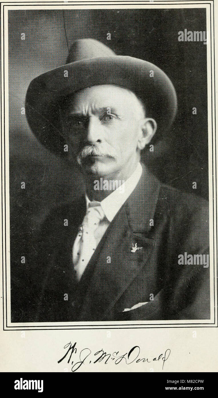 Il capitano Bill McDonald, Texas Ranger; una storia della riforma di frontiera (1909) (14597157630) Foto Stock