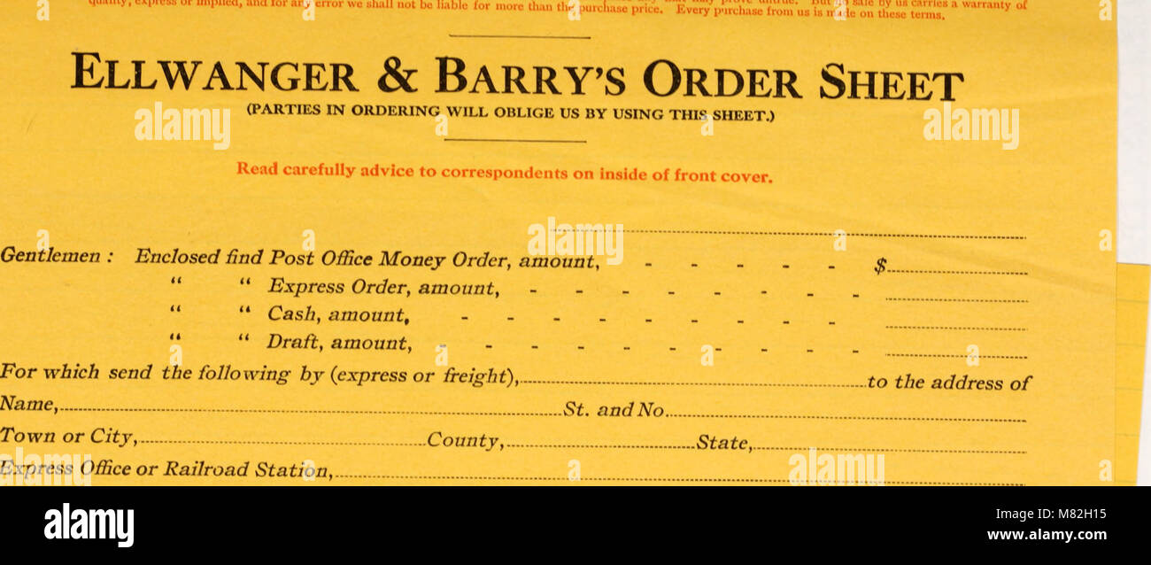 Catalogo di Mount Hope vivai stabilito 1840 (1912) (20589885111) Foto Stock