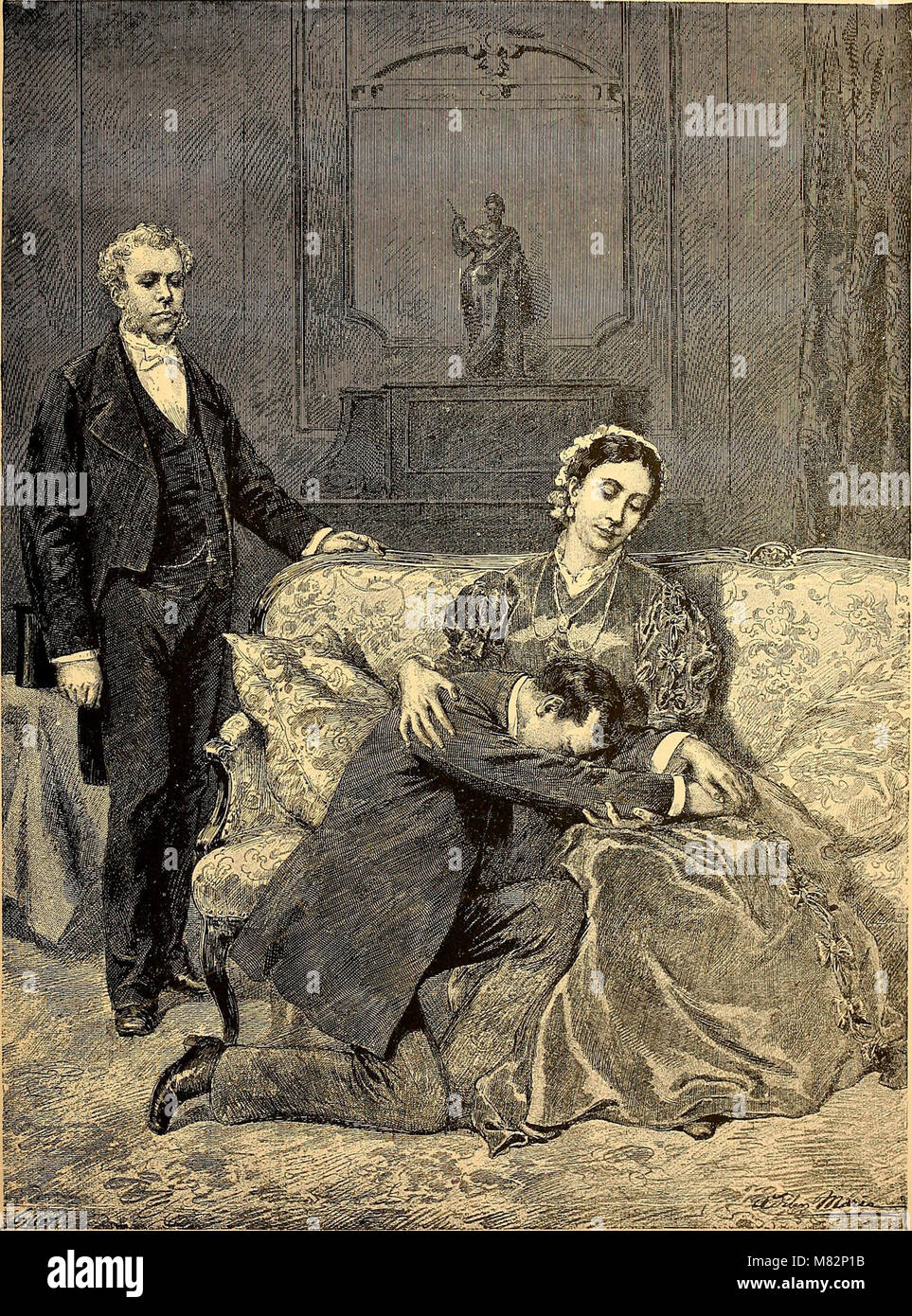 Schizzi di carattere di romanticismo, fiction e il dramma (1892) (14598416130) Foto Stock