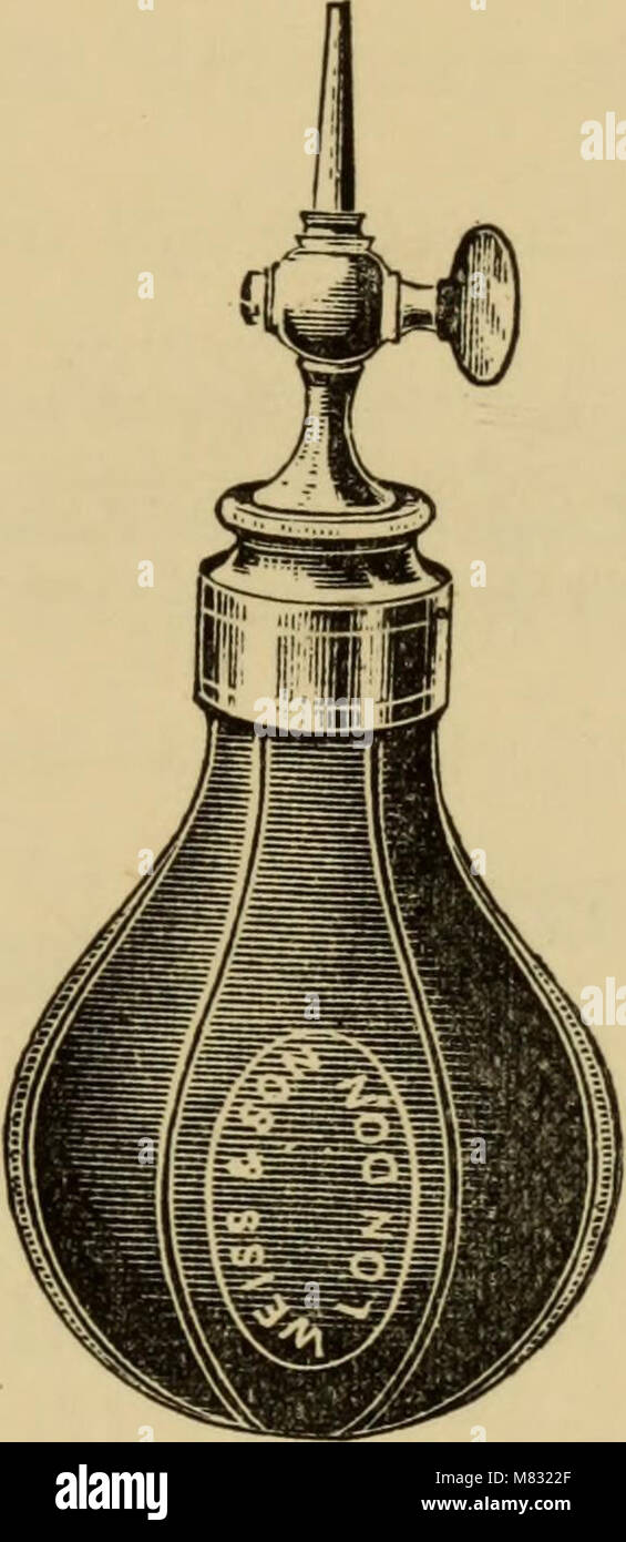 Questo testo medico del 1901 fornisce lezioni cliniche dettagliate sulla stenosi uretrale e l'allargamento della prostata, offrendo descrizioni dei sintomi, diagnosi e metodi di trattamento per queste condizioni. Foto Stock