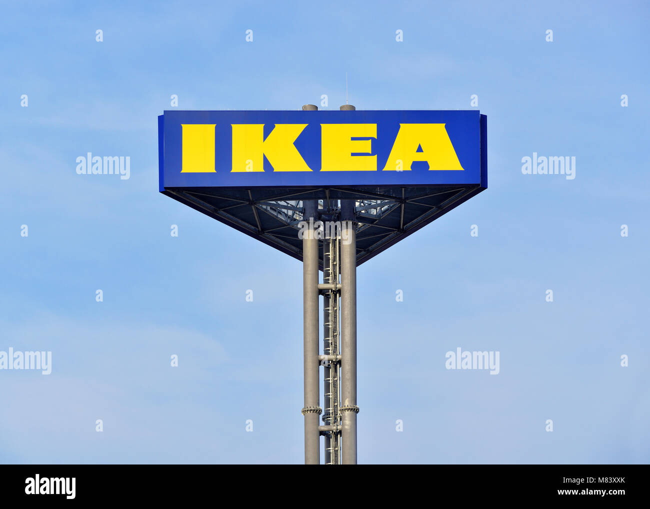 Segno di IKEA Foto Stock