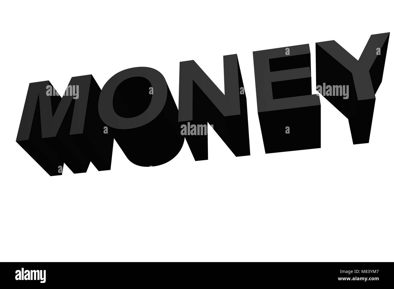 Il denaro fa il mondo go round Foto Stock
