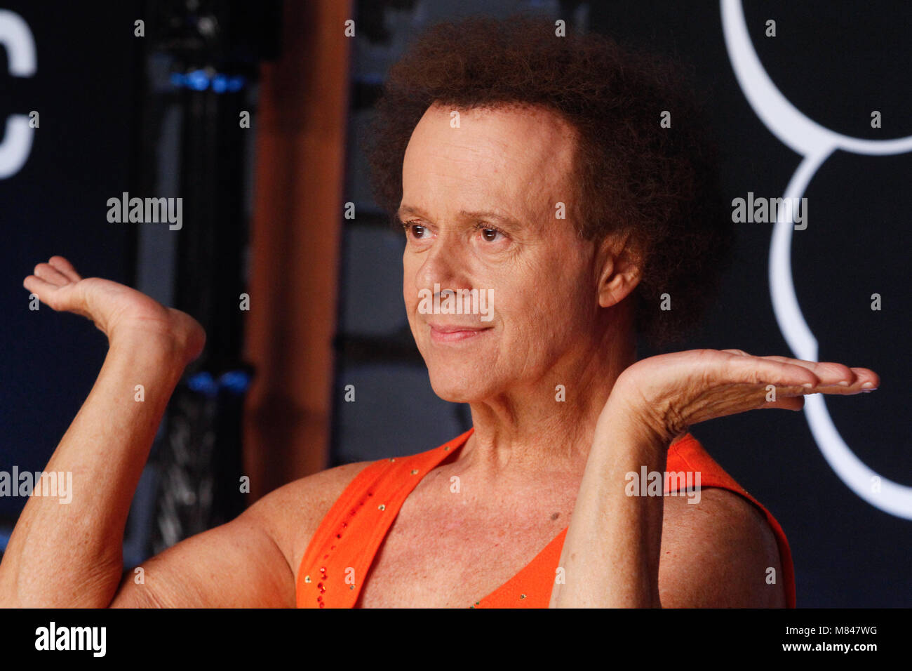 Richard Simmons assiste il 2013 MTV Video Music Awards presso la Barclays Center su agosto 25, 2013 in Brooklyn borough di New York City. Foto Stock