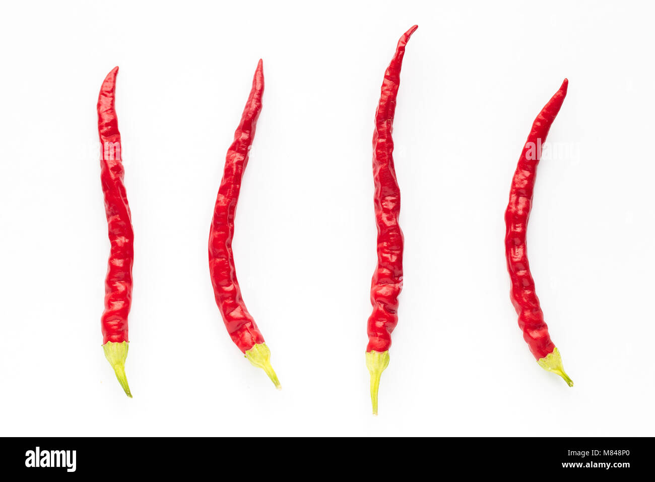 Hot indian red pepper Foto Stock