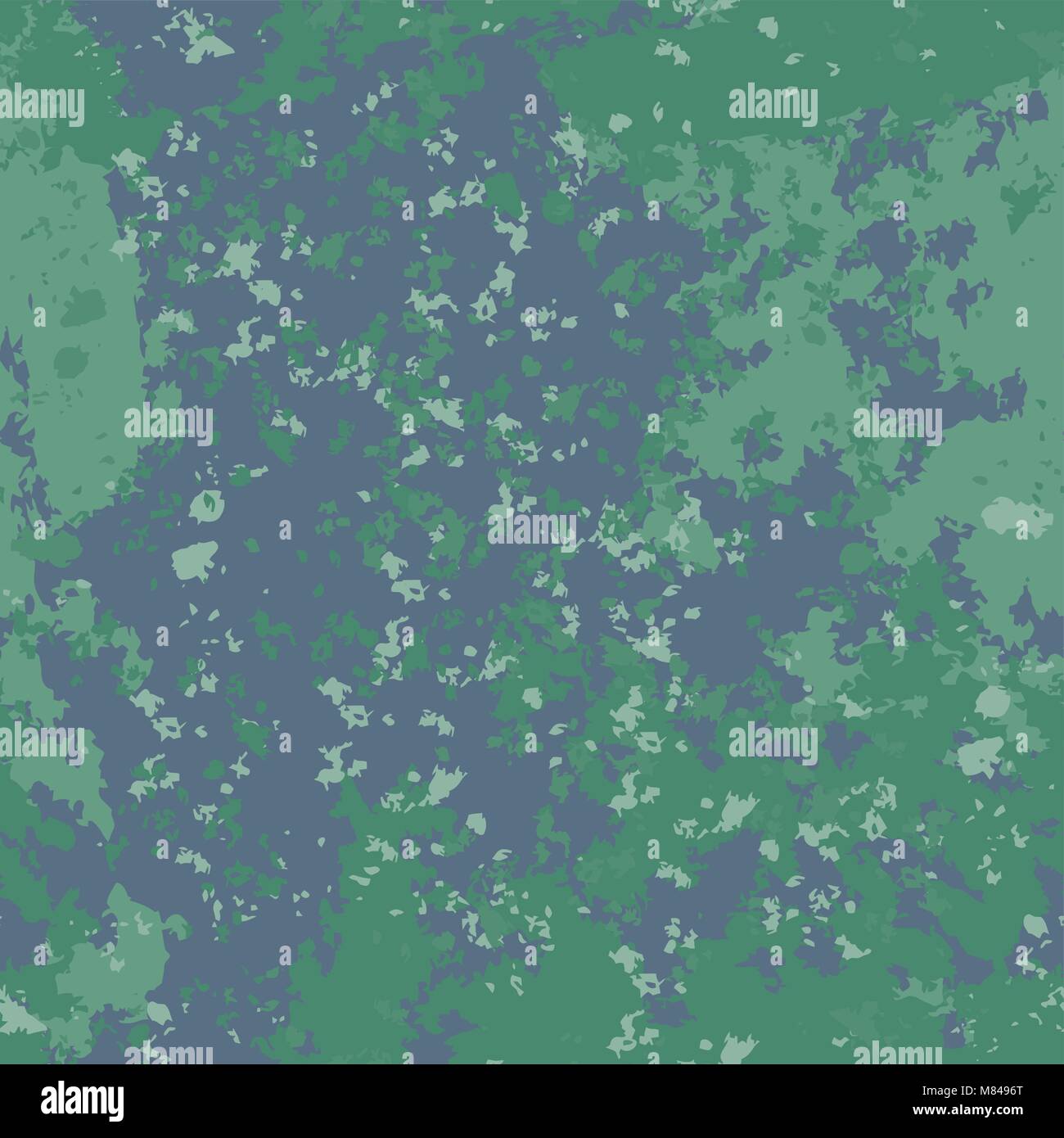 Modello senza soluzione di continuità lo sfondo è blu e verde vernice vecchia. Surfac vintage Illustrazione Vettoriale