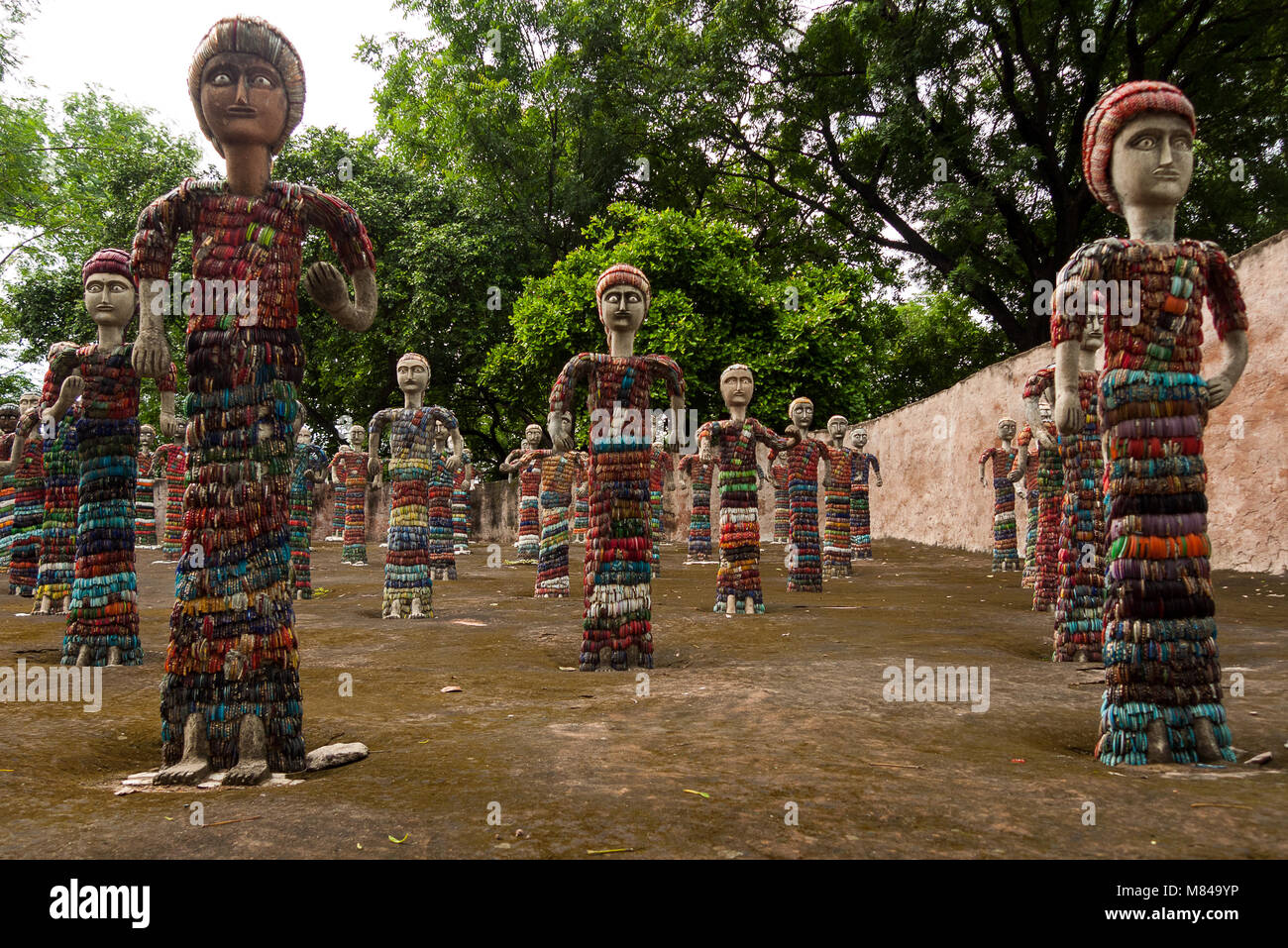 Chandigarh, India: Il Giardino di Pietra di Chandigarh è un giardino di sculture in Chandigarh Foto Stock