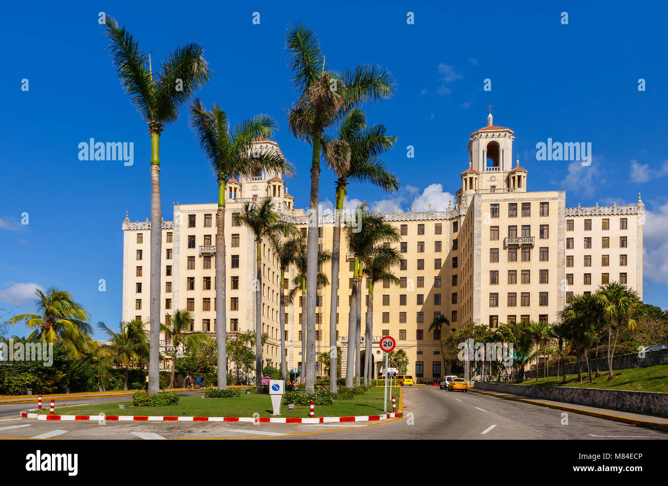 Vista frontale del National Hotel in Havana Cuba Foto Stock
