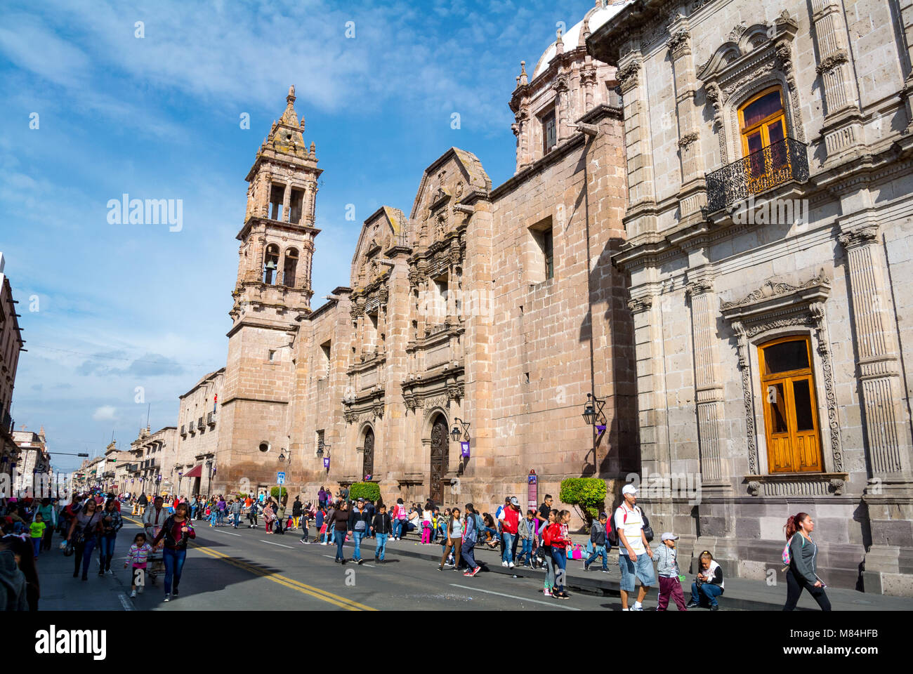 Morelia, Michoacán, Messico Foto Stock