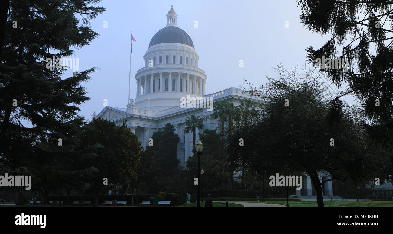 Lo State Capitol Building a Sacramento, California Foto Stock