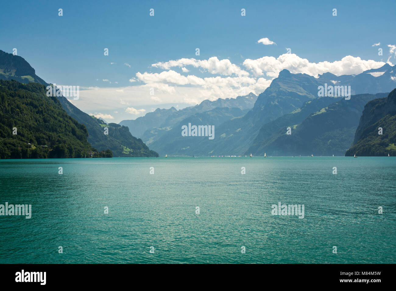 Il lago di Lucerna in Svizzera Foto Stock