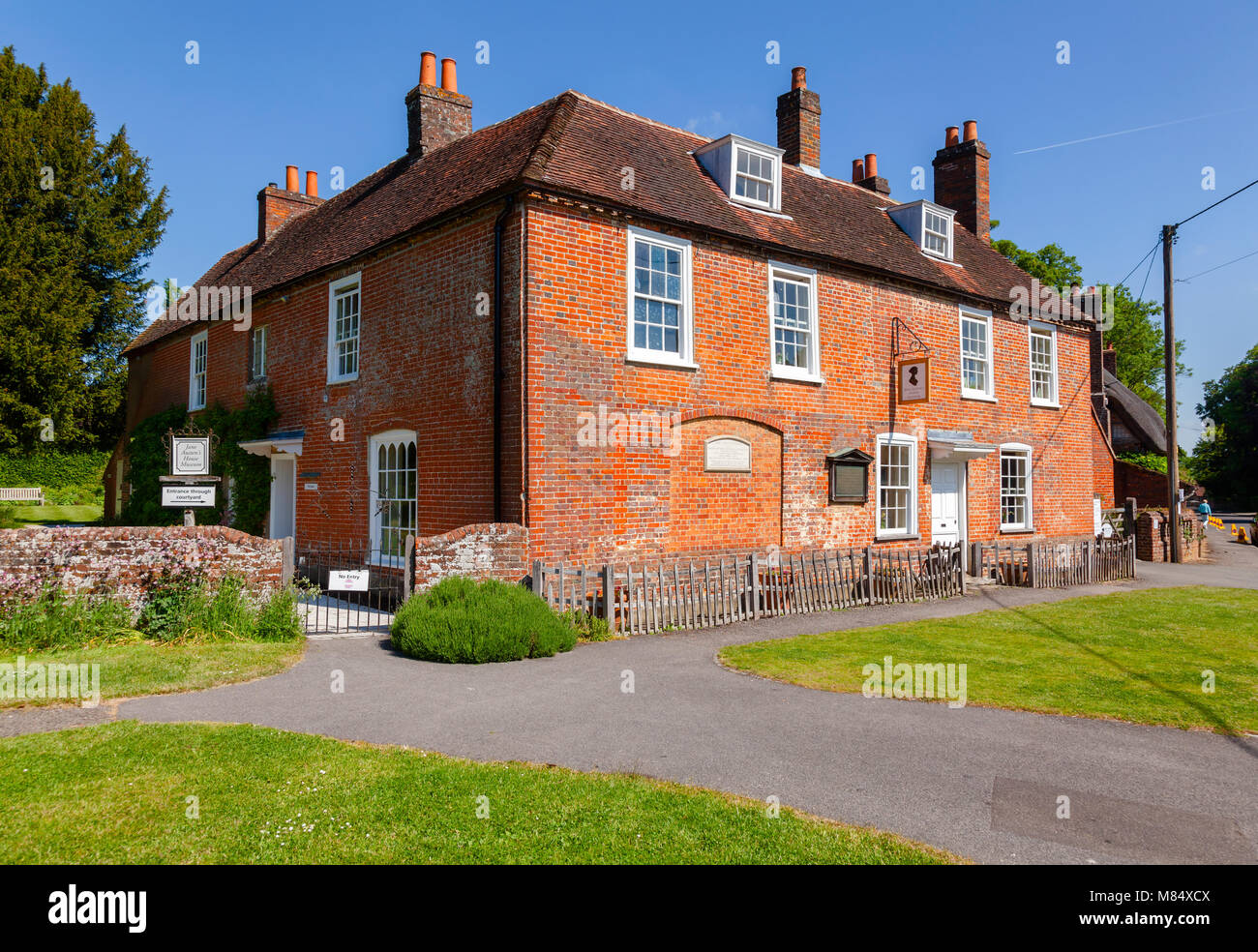 Chawton Cottage, una casa-museo della scrittrice Jane Austen a Chawton, Hampshire, sud-est dell' Inghilterra, Regno Unito Foto Stock
