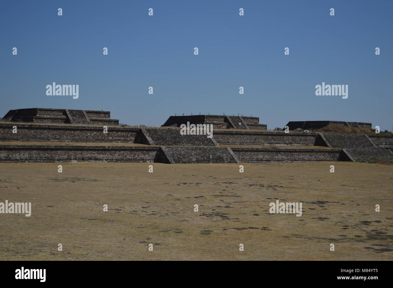 Strutture antiche a Teotihuacan, Messico Foto Stock