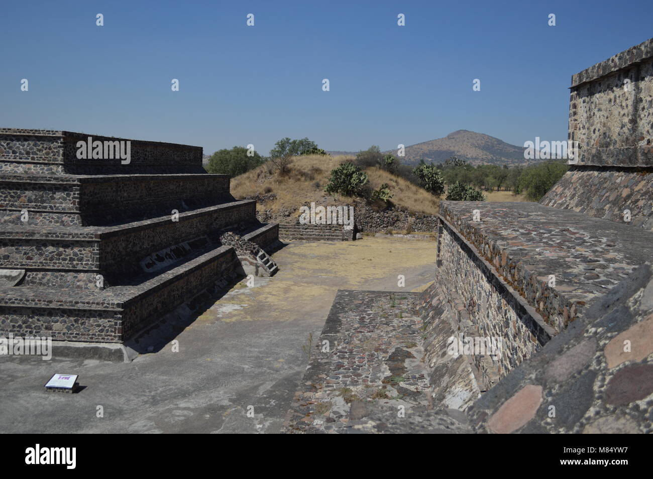 Strutture antiche in Teotihuacan, Messico Foto Stock