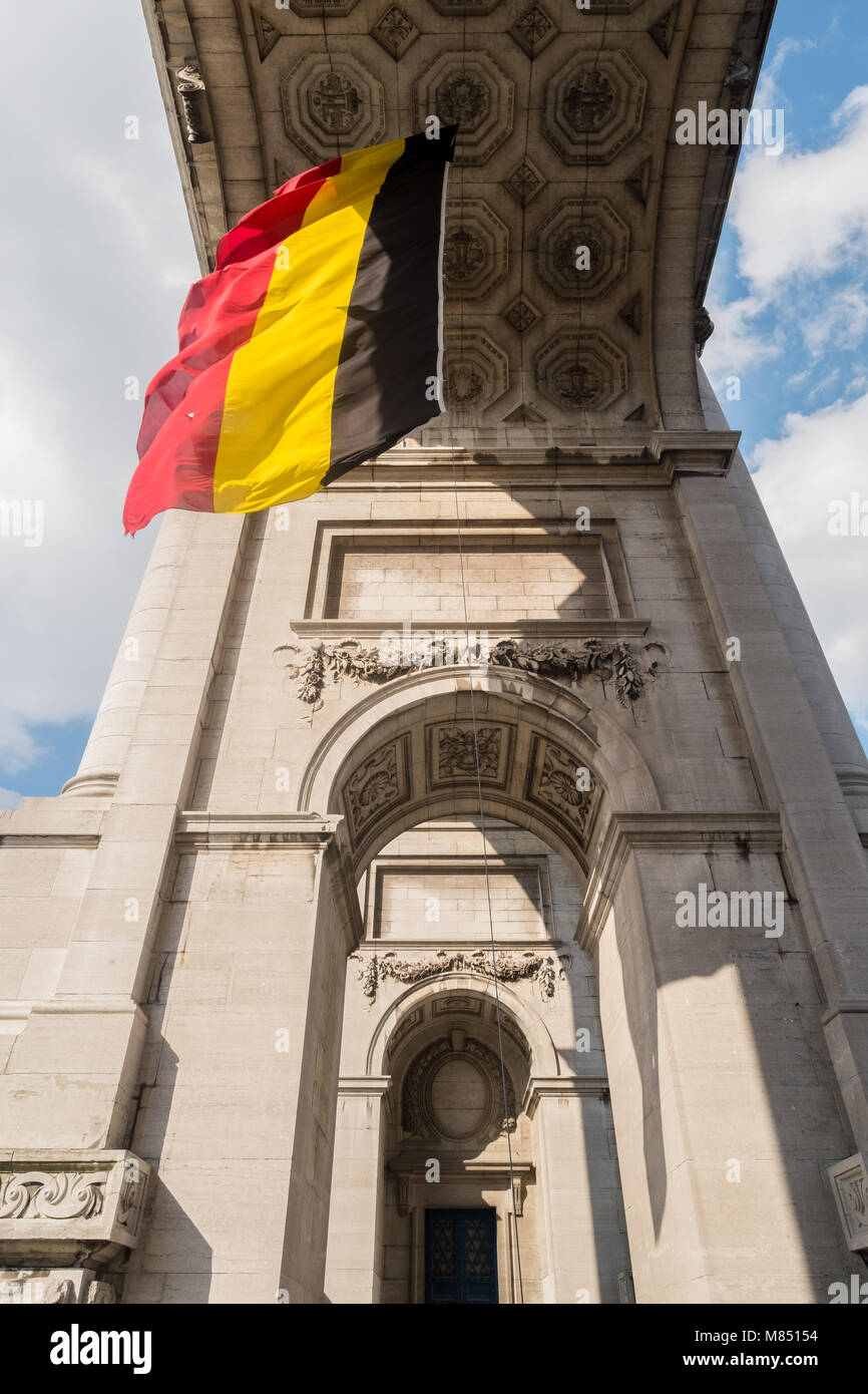 Parco del Cinquantenario, Bruxelles. Foto Stock