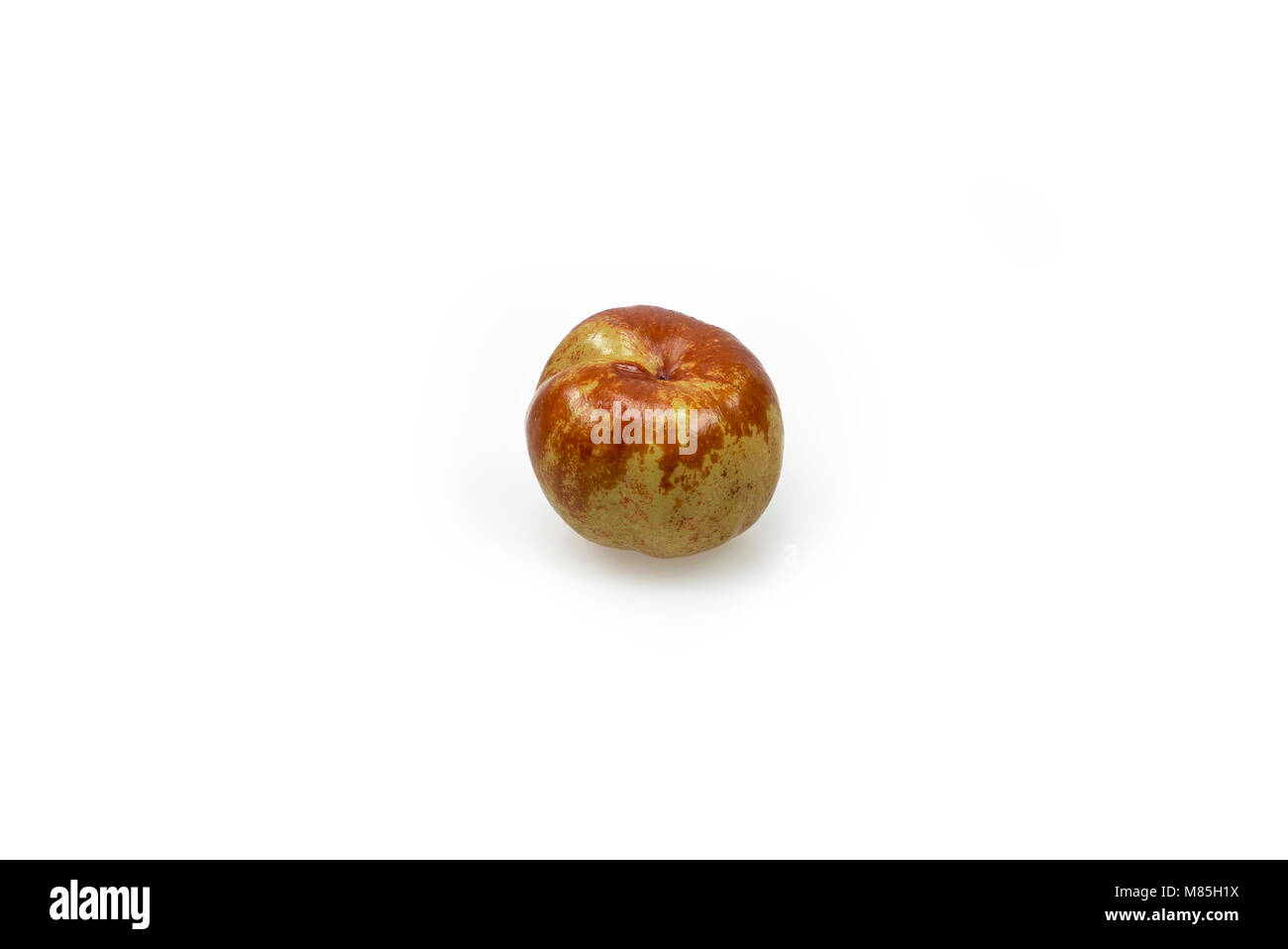 Jujube frutta, data cinese centrato e isolato su sfondo bianco Foto Stock