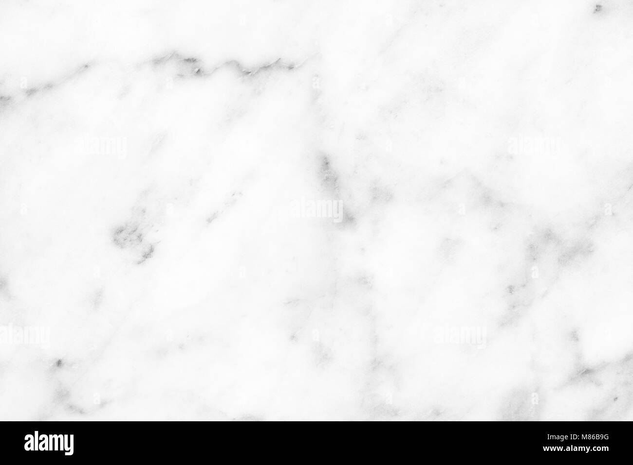 Il marmo bianco di Carrara luce naturale per il bagno o la cucina countertop bianco. Alta risoluzione texture e pattern. Foto Stock